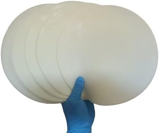Pele Artificial Strong Skin Redonda - Cor Crua 15cm - 5 Unidades