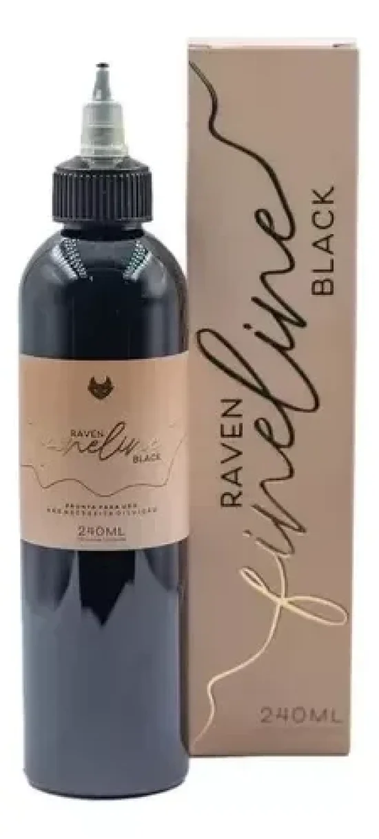 Raven Black Fineline 240ML