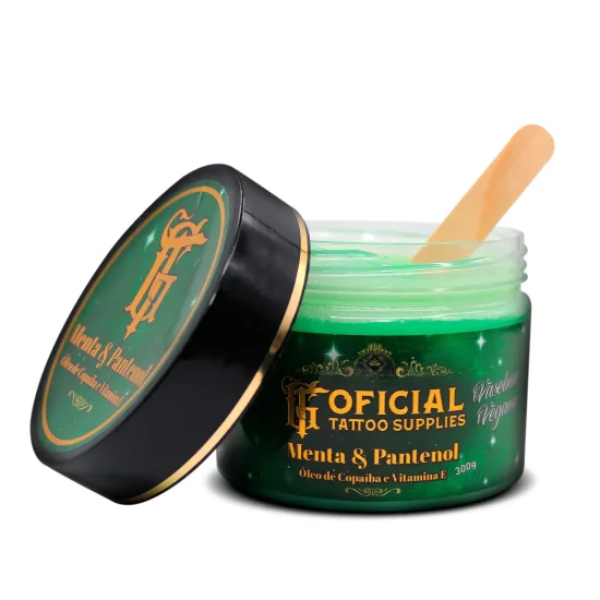 Vaselina Deslizante - Menta e Pantenol, Copaba e Vitamina E - GT Oficial - 300g