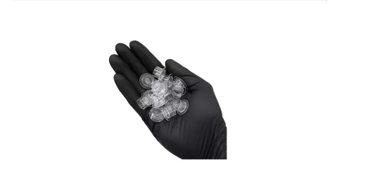 Batoques Gripp Tattoo Transparentes Descartveis TAM P| C/1000 Unidades