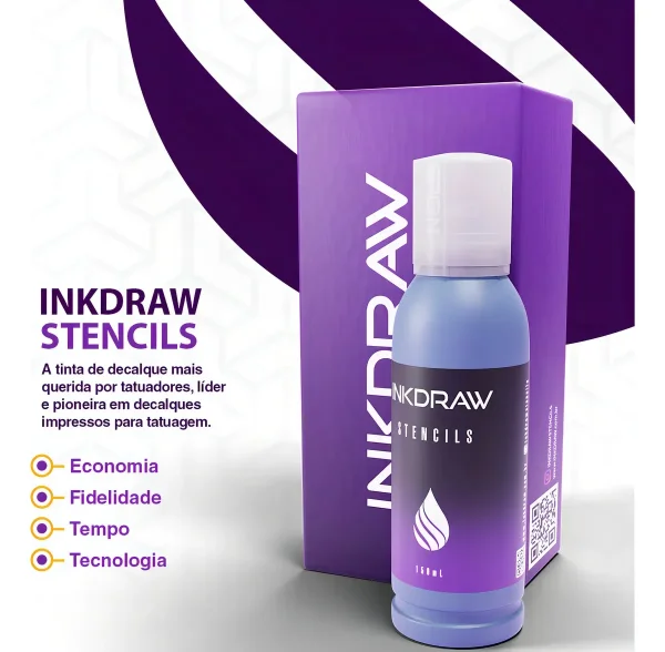 INKDRAW STENCILS - TINTA PARA DECALQUE - 150ML
