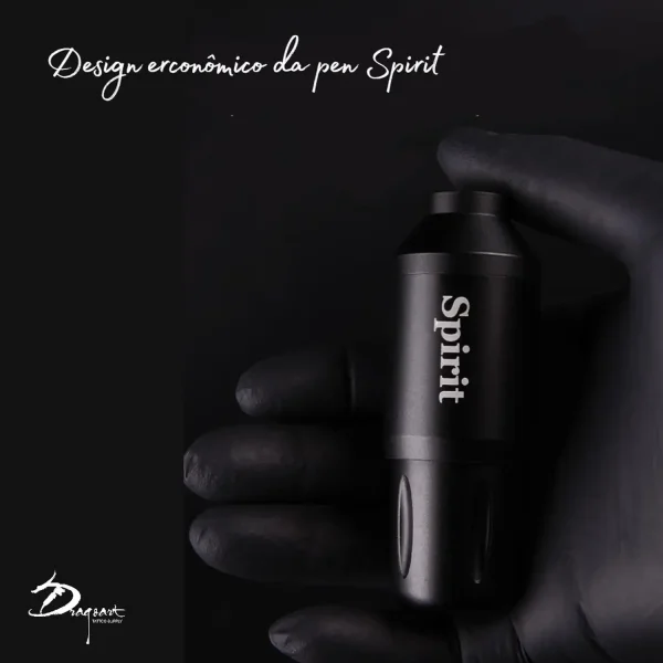 Mquina de Tatuagem Pen SPIRIT com Encaixe RCA - DragoArt