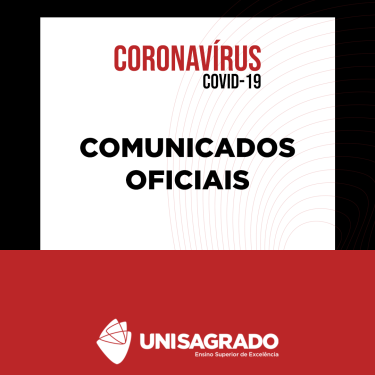 Cursos de Gradua��o presencial do UNISAGRADO retornam ao ensino remoto no dia 27 de maio