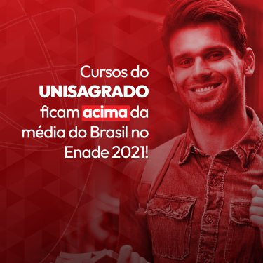 UNISAGRADO tem cursos avaliados no ENADE acima da m�dia nacional