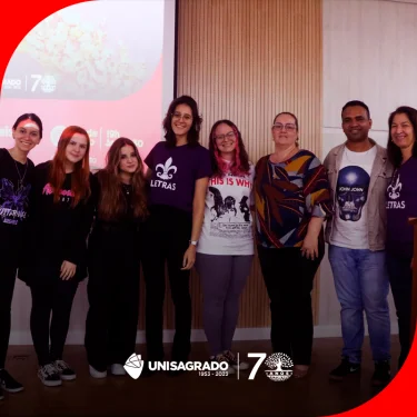 Evento extensionista apresentou materiais audiovisuais elaborados por estudantes do UNISAGRADO