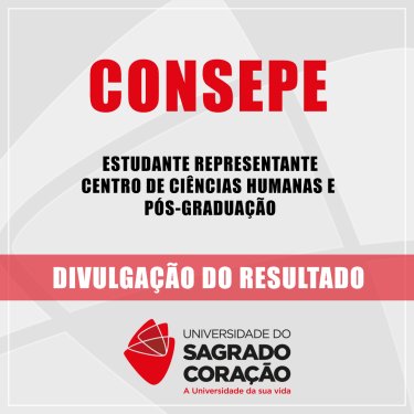 Representantes eleitos para o CONSEPE