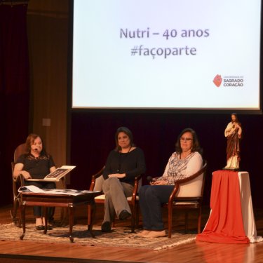 Evento comemorou os 40 anos do curso de Nutri��o e o dia do Nutricionista