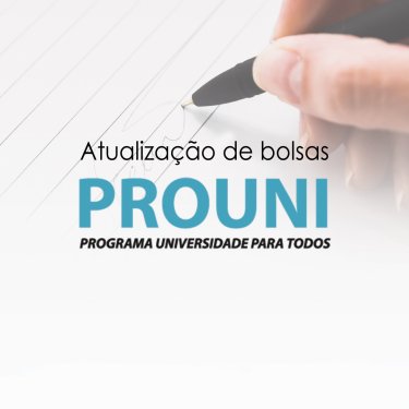 Per�odo de atualiza��o de bolsas do ProUni do 2� semestre