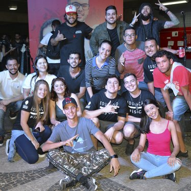 Recep��o aos estudantes contou com programa��o especial