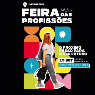 Feira das Profiss�es do UNISAGRADO recebe inscri��o das escolas