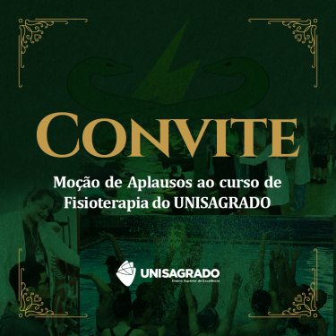 Mo��o de Aplausos homenageia estudantes e professores de Fisioterapia do UNISAGRADO