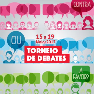 P�blico � convidado para assistir ao Torneio de Debates