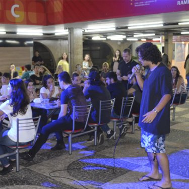 Projeto de Extens�o da USC promoveu a��o cultural no ambiente acad�mico