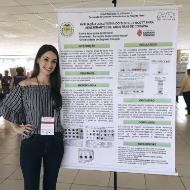 Formanda de Farm�cia da USC na VIII Escola de Ver�o em Toxicologia