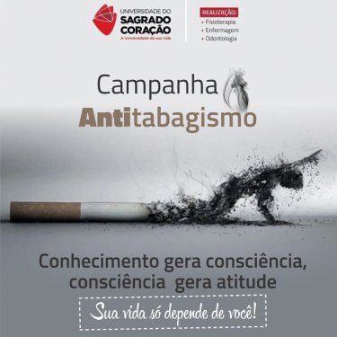 Estudantes de Enfermagem, Fisioterapia e Odontologia realizam Campanha Antitabagismo