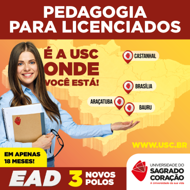 USC lan�a 3 novos polos EAD no Distrito Federal, Par� e S�o Paulo