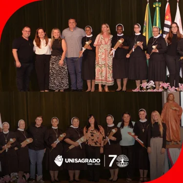 UNISAGRADO apresenta novidades na Equipe Diretiva e membros da Comunidade Religiosa e Acadmica