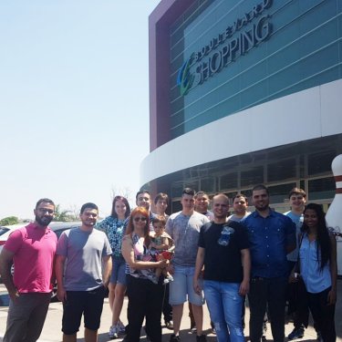Estudantes de Administra��o realizam visita t�cnica ao Boulervard Shopping Na��es