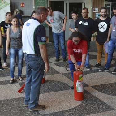 USC realizou Treinamento da Brigada de Inc�ndio