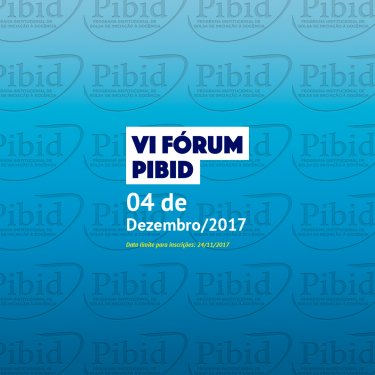 6� F�rum PIBID