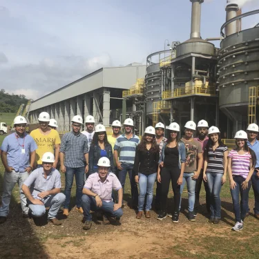 Estudantes visitam a Usina de Sucroenergtica de So Manuel