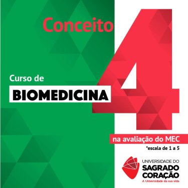 Biomedicina � conceito 4 na avalia��o do MEC