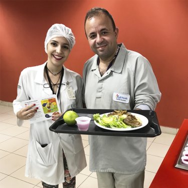 Estudantes de Nutri��o desenvolvem a��o na Mondelez International