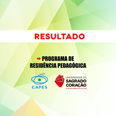 USC divulga selecionados para o Programa Resid�ncia Pedag�gica