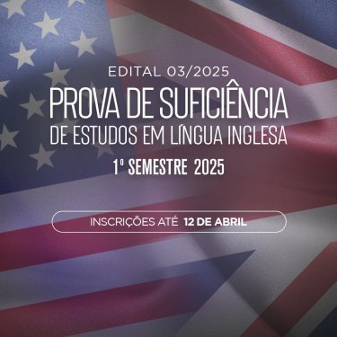 Inscri��es abertas para a Prova de Sufici�ncia de Estudos em L�ngua Inglesa