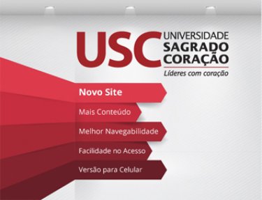 USC lan�a novo site