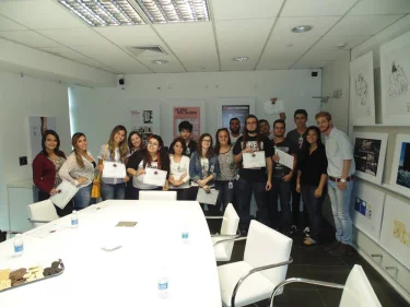 Estudantes da USC na Agncia Publicis Brasil