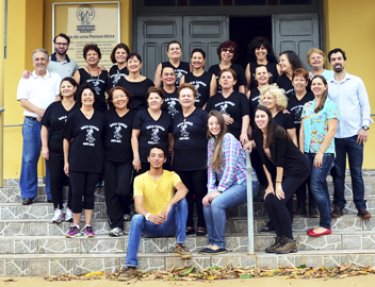 Grupo de Pesquisa GEVA da USC realizou segundo momento da a��o Plantando Sorrisos