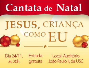 9� Cantata de Natal ser� na pr�xima quinta-feira (24)