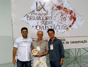 Professor e estudante da USC participaram do 9 Congresso Brasileiro sobre Crustceos