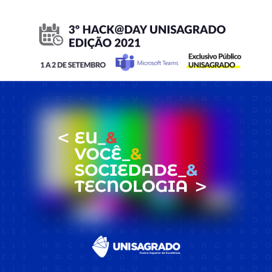 3º Hack@Day Unisagrado<br>Edição 2021