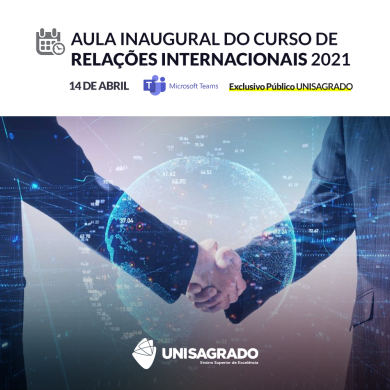 Aula Inaugural de Relações Internacionais 2021