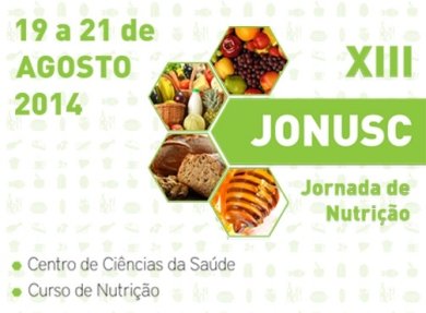 XIII JONUSC - Jornada de Nutrição