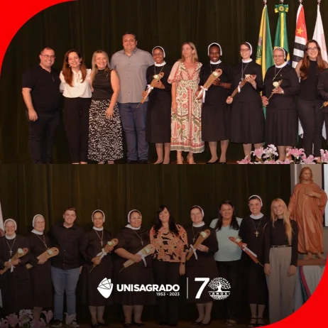 UNISAGRADO apresenta novidades na Equipe Diretiva e membros da Comunidade Religiosa e Acadêmica 