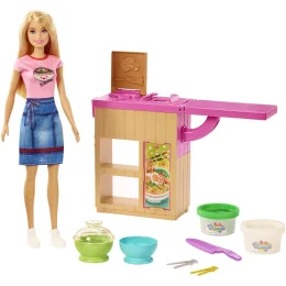 Boneca Barbie Playset Mquina de Macarro - Mattel