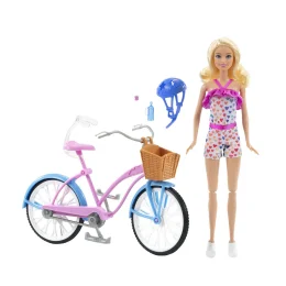 Boneca Barbie com Bicicleta - Mattel