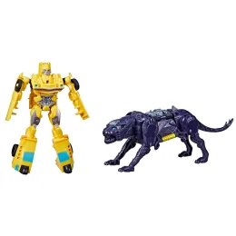 Boneco Transformers Alliance Bumblebee e Snarl Saber
