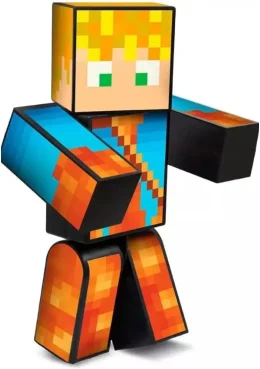 Boneco Lopers Youtuber Minecraft - 25Cm 3031221