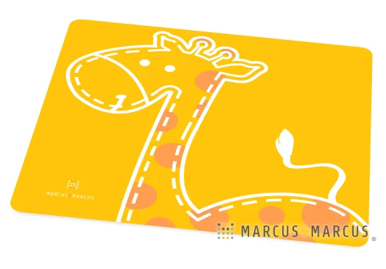 Jogo Americano em Silicone Girafa - Marcus & Marcus