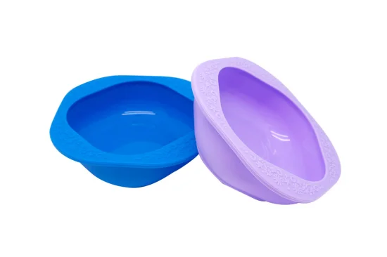 Kit 2 Tigelas em Silicone Azul e Roxo - Marcus