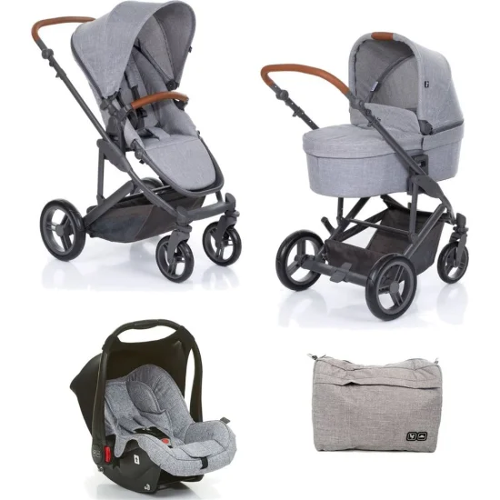 Kit Como 4 com Carrinho, Moises, Bolsa e Beb Conforto