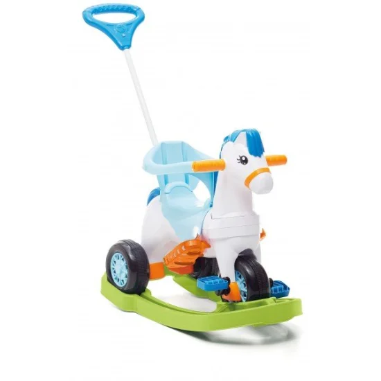 Triciclo Poponei com Balano Azul - Calesita