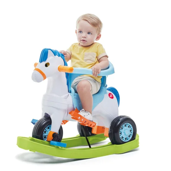 Triciclo Poponei com Balano Azul - Calesita
