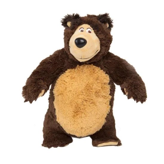 Pelcia Urso com Som - Masha e o Urso - Estrela
