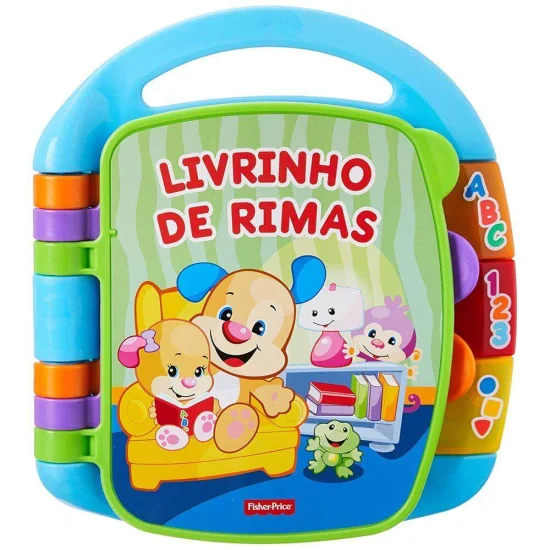 Livrinho de Rimas Aprender e Brincar - Fisher-Price