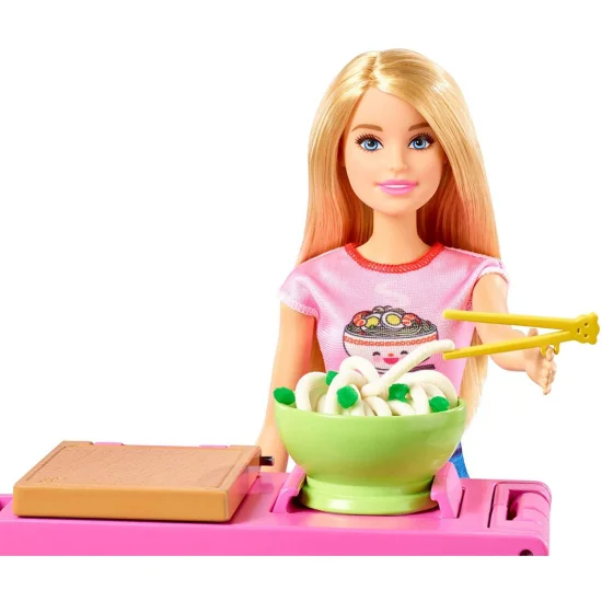 Boneca Barbie Playset Mquina de Macarro - Mattel